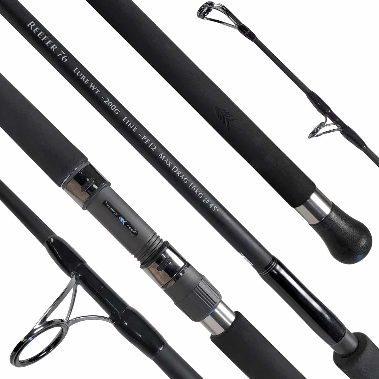 okuma azores popping rod HWP-S-832MHa Hawaiian Custom They also use the Hilo Style spiral guides Okuma popping fishing set available