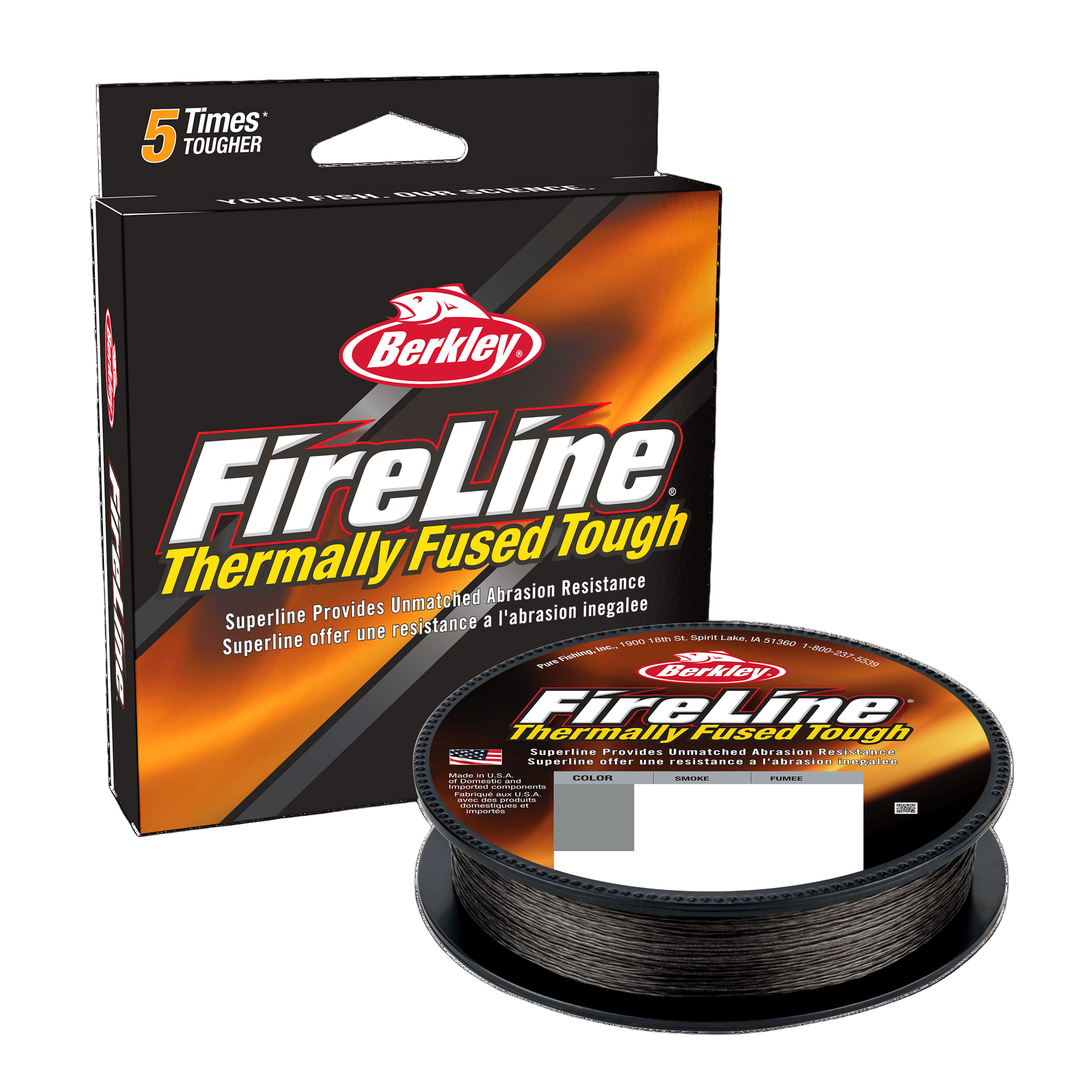 Berkley Fireline Braided Fishing Superline | 114Mt / 125Yd | Flame Green | Smoke | - Fishermanshub0.13MM | 1.8Kg (4.0Lb)