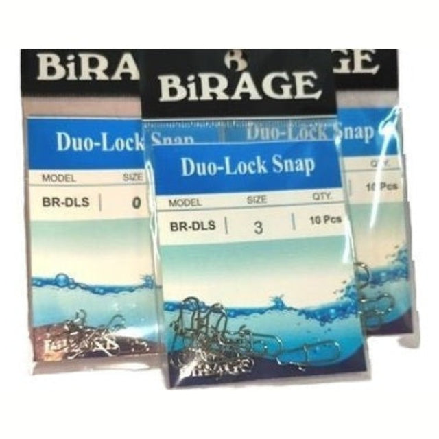 Birage Duo - Lock Snap | BR - DLS | 10 Pcs Per Pack | - Fishermanshub#0
