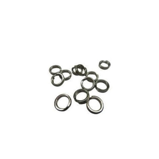 Cassan Hyper Press Nickle Split Rings for Fishing | 5 Pcs | 10 Pcs | - Fishermanshub#55 Pcs