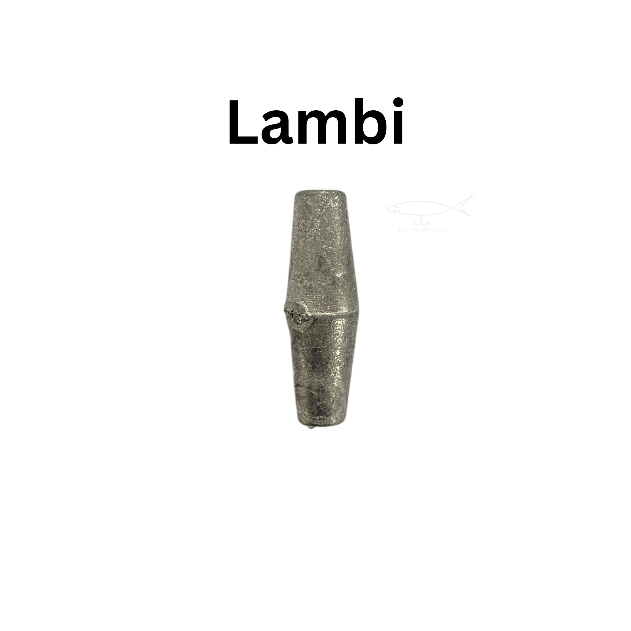 Lambi Fishing Sinker Weight | Fishing Weights | 20 Gm | 5 Pcs Per Pack | 10 Pcs Per Pack | - Fishermanshub20Gm5