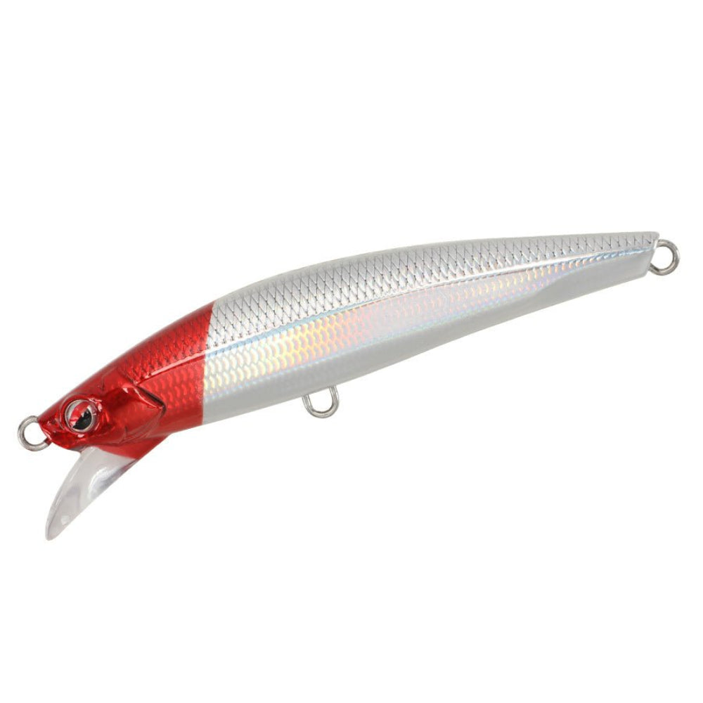 Littma Bora Tune 90FS Saltwater Hard Bait Lure | Fast Sinking | 9 Cm | 28 Gm | - FishermanshubBlood Silver