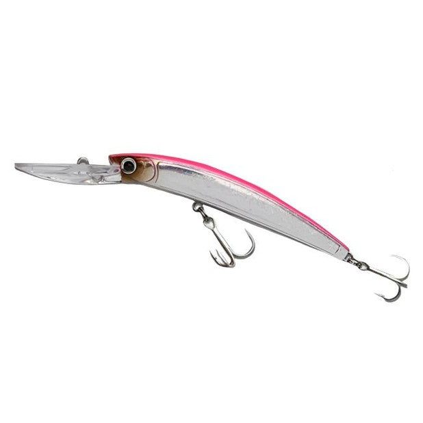 Lucana Ninja 90 Minnow Hard Lure | Floating | 9 Cm | 10.5 Gm | Trolling | - FishermanshubFluorescent Pink