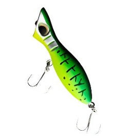 Lucana Smoky Popper 50F Hard Lure | Floating | 5 Cm | 3.5 Gm | - FishermanshubGreen