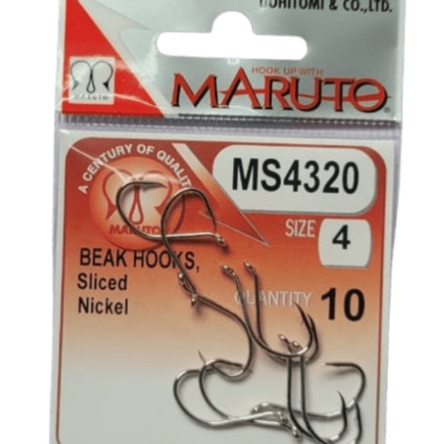 Maruto Beak Hooks | MS4320 | 10 Pcs Per Pack | - Fishermanshub#1