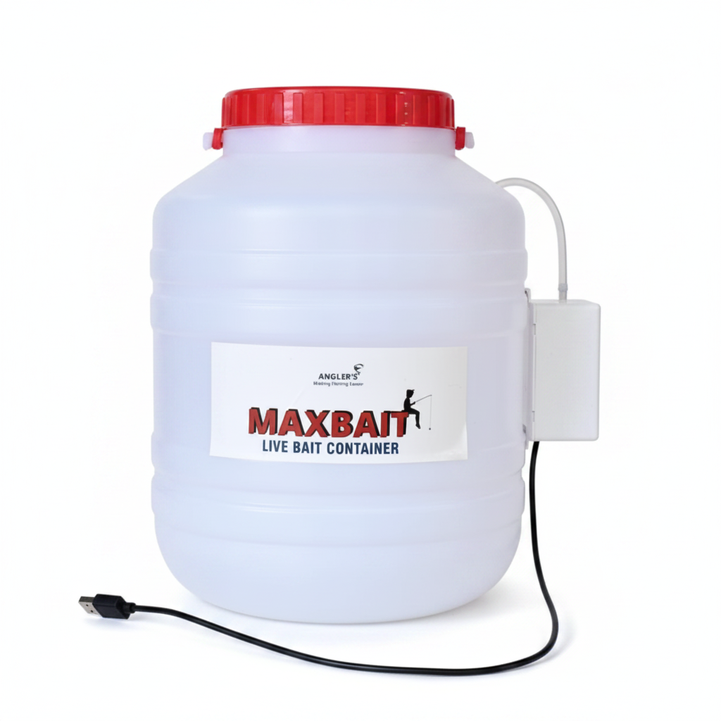 bait saver jug fishing reel Maxbait Live Bucket Container With Angler's Bait Fish Aeration Pu – Fishermanshub Retrieve:Left Hand Daiwa Ryoga SV 100 CarpPro blue catfish