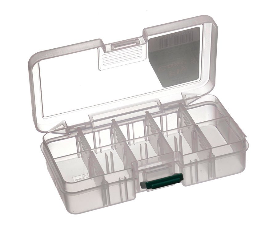 Meiho Fly Case S Tackle Box | Clear | 10 Compartments Tackle Box | - Fishermanshub