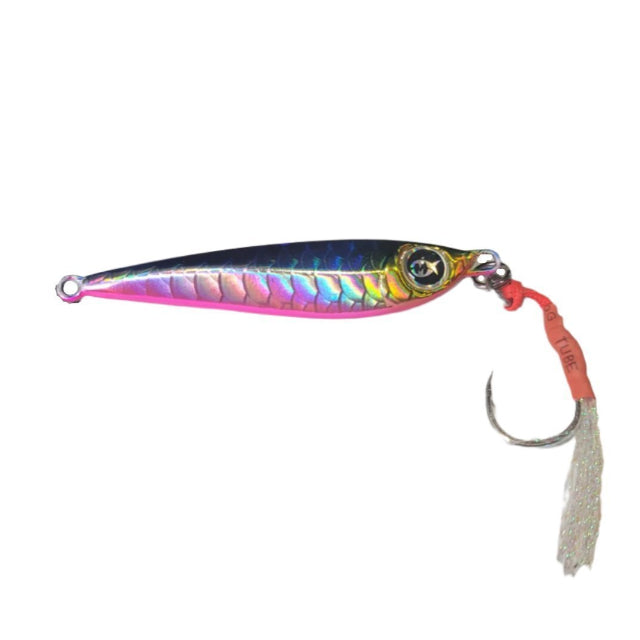 Murrvy Long Cast Metal Jig | Fast Sinking | 40 Gm | 50 Gm | - Fishermanshub40GmBlue Pink