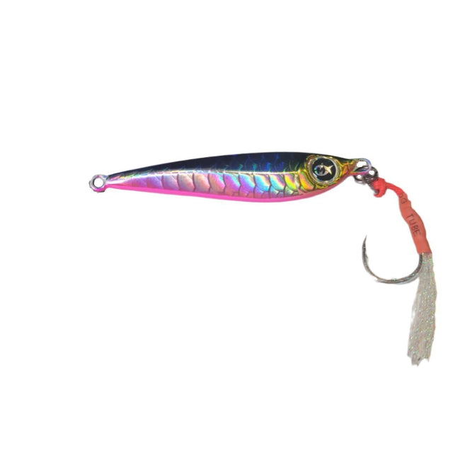 Murrvy Long Cast Metal Jig | Fast Sinking | 60 Gm | - FishermanshubBlue Pink