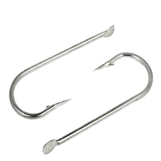 Mustad Round Bent Sea Single Hooks | 2315 | 5 Pcs | 10 Pcs | 100 Pcs | - Fishermanshub#35 Pcs
