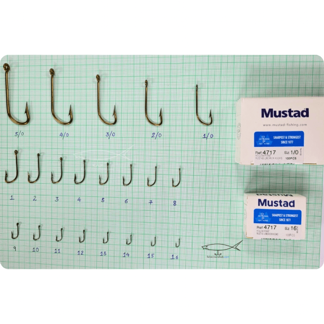 Mustad Hollow Point Limerick Single Hooks - 4717 | 5 Pcs | 10 pcs | 100 Pcs | - Fishermanshub#15 Pcs