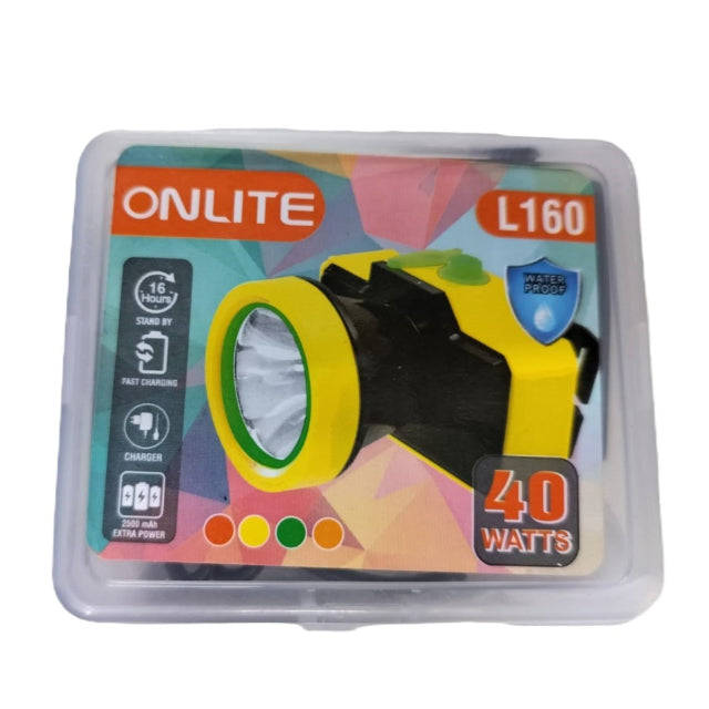 Onlite Rechargeable LED Head Lamp | 40W L160 | - Fishermanshub