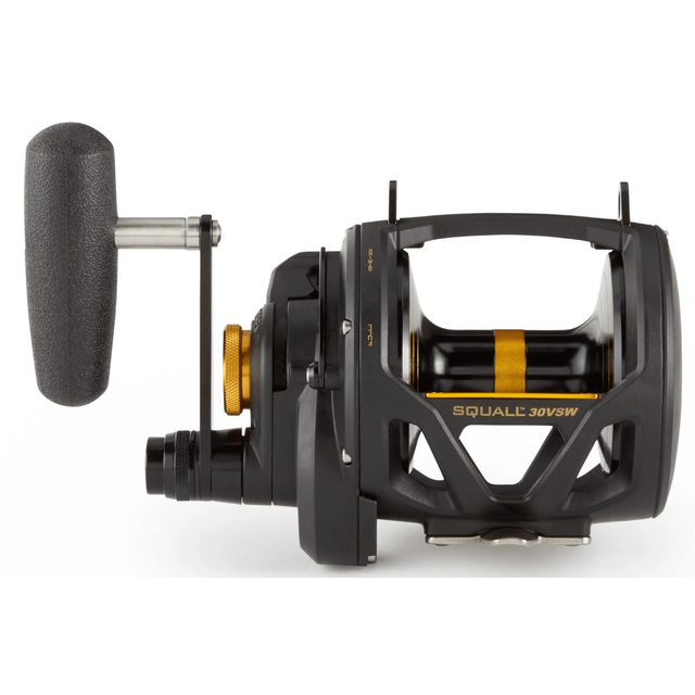 Penn Squall Lever Drag 2 - Speed Conventional Baitcasting Reel | SQL - 30 - VSW | SQL - 50 - VSW | - FishermanshubSQL30VSWRight Handed