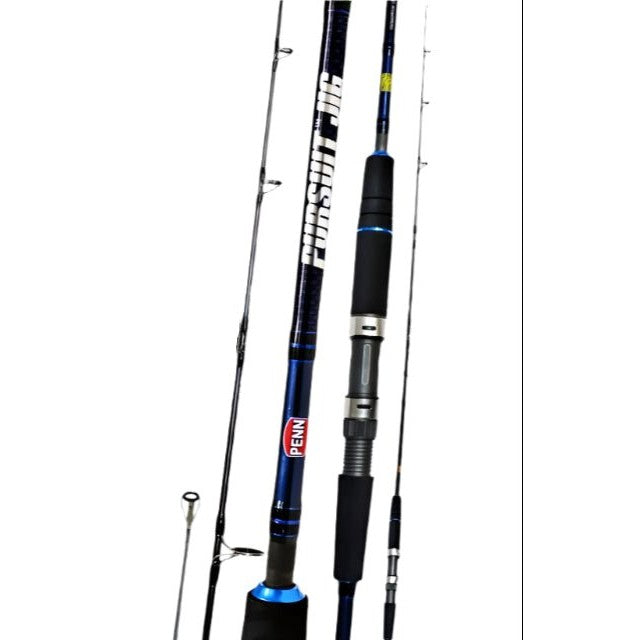 blue penn fishing rod Penn Pursuit Jig Spinning Rod | Jigging Rod | Butt-Joint | 6 Ft - XH