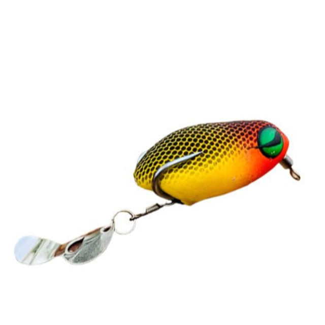 Pexxo Zippy Frog Handmade Soft Lure | Floating | 4 Cm | 4 - 5 Gm | - FishermanshubSunset