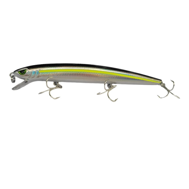 Storm Seabass Thunder Minnow Topwater Hard Lure | 14 Cm | 24 Gm | Floating - FishermanshubLaser Green Chartreuse LGC