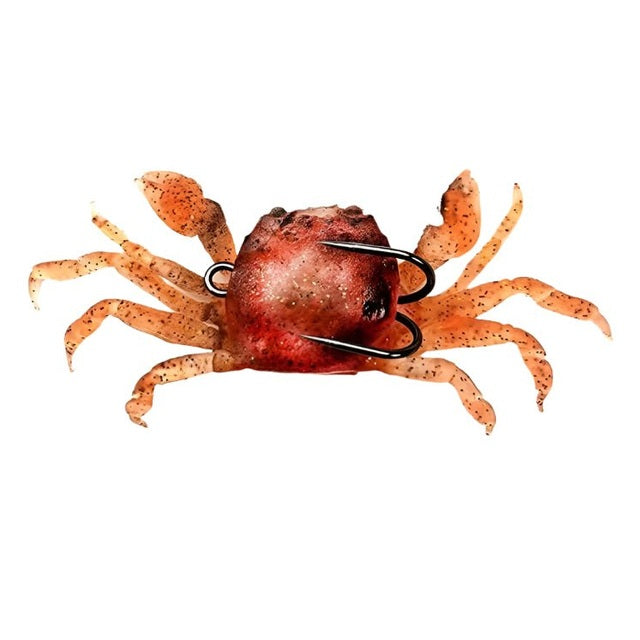 Sea Rock Crab Soft Plastic Baits | 5.5 Inch | 34 Gm | 1 Pc Per Pack | - FishermanshubOrange