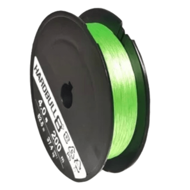Shimano Hardbull 8+ Braided Fishing Line | 200Mt / 218Yd | Fresh Green | - Fishermanshub0.12MM | 6.3Kg (13.8Lb)