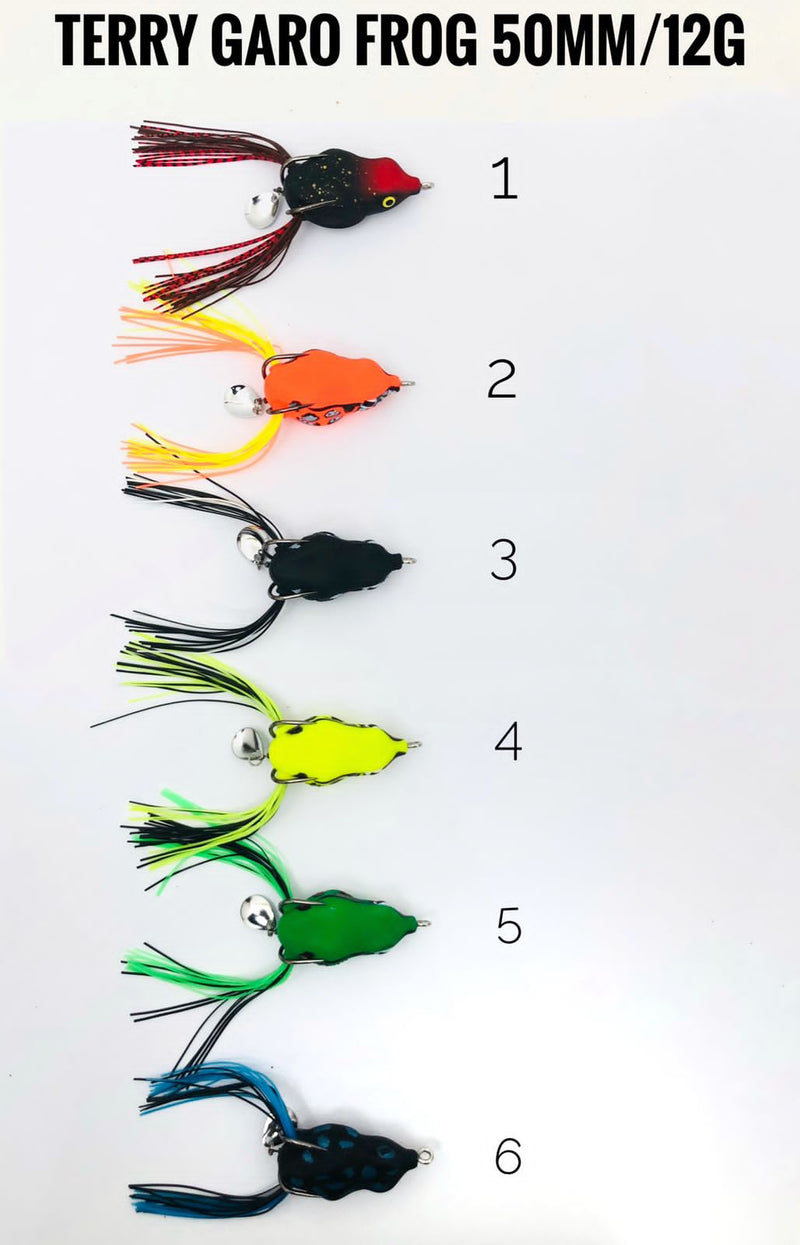 Terry Garo Frog Topwater Lure With Spinner 