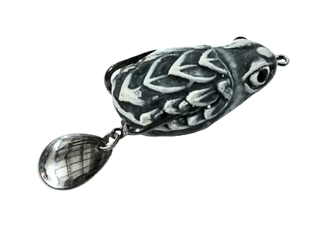 Terry L14 Lat Frogs Handmade Soft Lure With Spinner | Floating | 4 Cm | 5 - 6 Gm | - Fishermanshub9