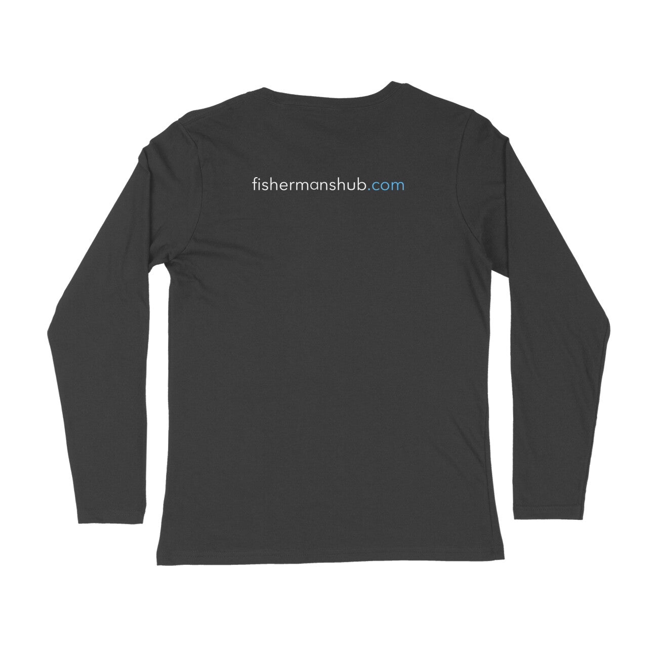 Men's Angling T-Shirt's | VMC Logo Front , fishermanshub.com behind | Round Neck | Long Sleeves | Black | - FishermanshubBlackS