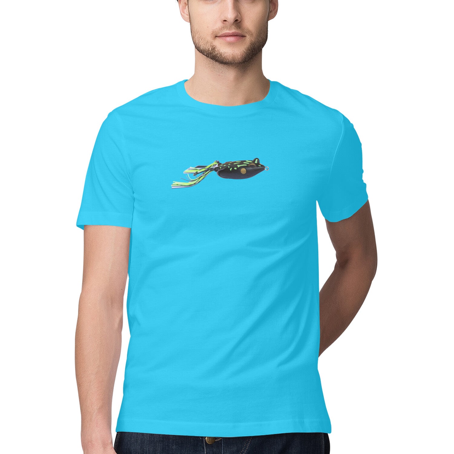 Men's Angling T-Shirts | Top Water Frog| Round Neck | Short Sleeves |