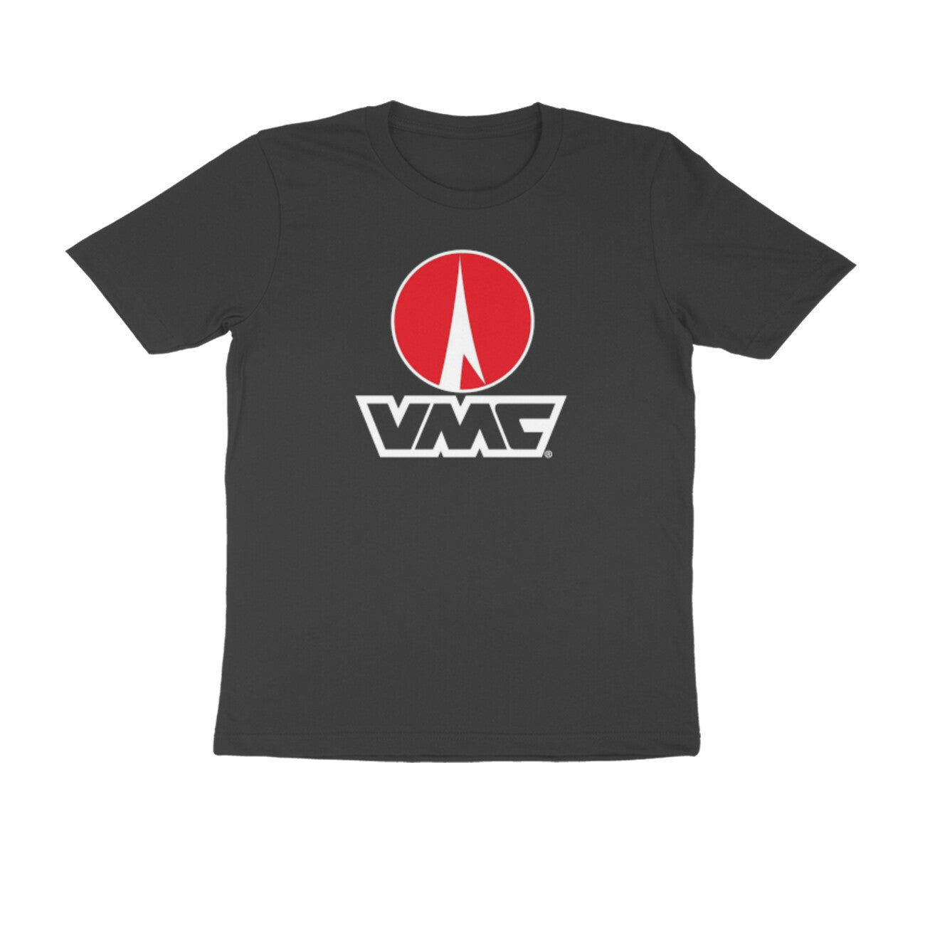 Men's Angling T-Shirt's | VMC Logo Front , fishermanshub.com behind | Round Neck | Short Sleeves | - FishermanshubBlackS