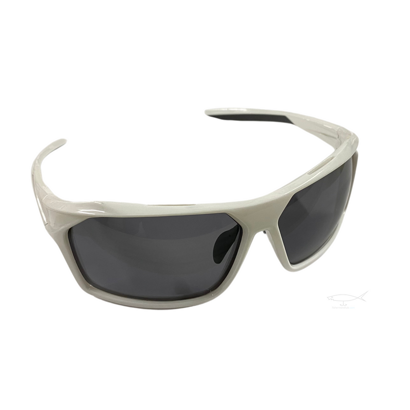 Okuma Polarized Fishing Sunglasses white frame Grey Mirror