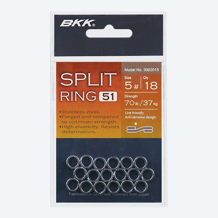 BKK Split Ring 51 | 14 to 18 Pcs Per Pack | - fishermanshub3