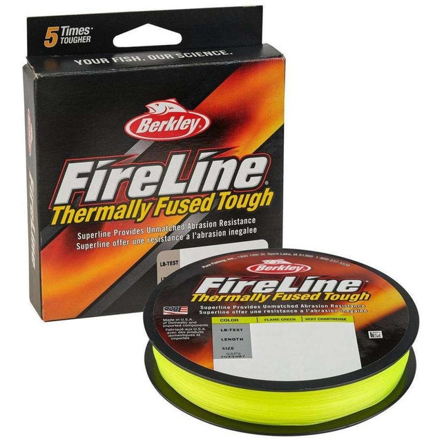 Berkley Fireline Braided Superline | 114 Mt / 125 Yd | Flame Green - fishermanshub0.12MM | 1.8Kg (4Lb)Flame Green