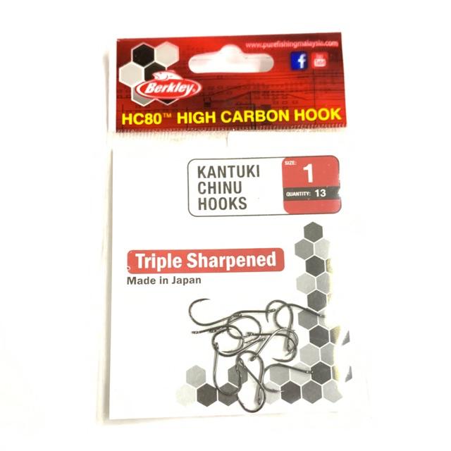 Berkley Kantuki Single Chinu Hooks | 13 Pcs Per Pack - fishermanshub1