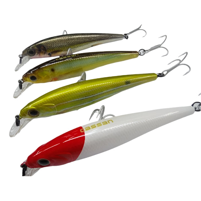 Cassan Enticer Hard Plastic Lures | 12 Cm | 22 Gm | Suspending - fishermanshub12 CmRED HEAD