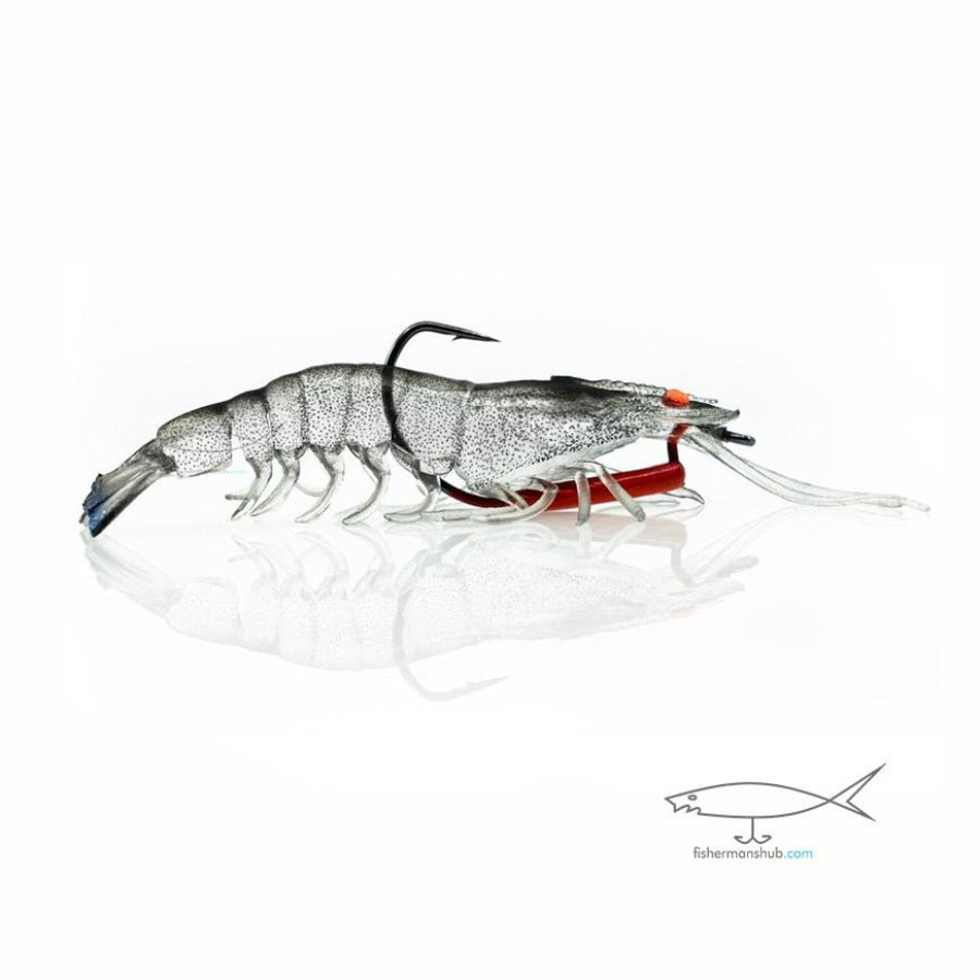 chase baits fishing lures Chasebaits Flick Prawn Sof Bait Lure With Jig Head | Sinking