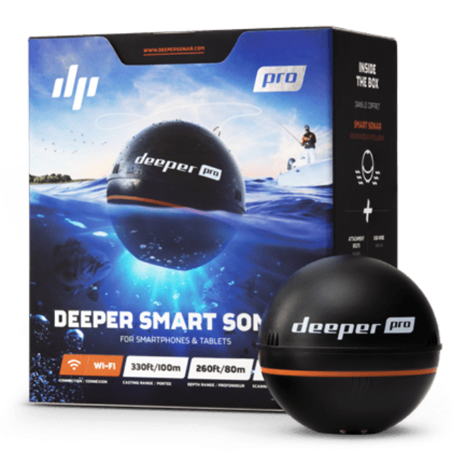 Deeper Smart Sonar PRO Fish Finder - fishermanshubDFF-DP1H20S10