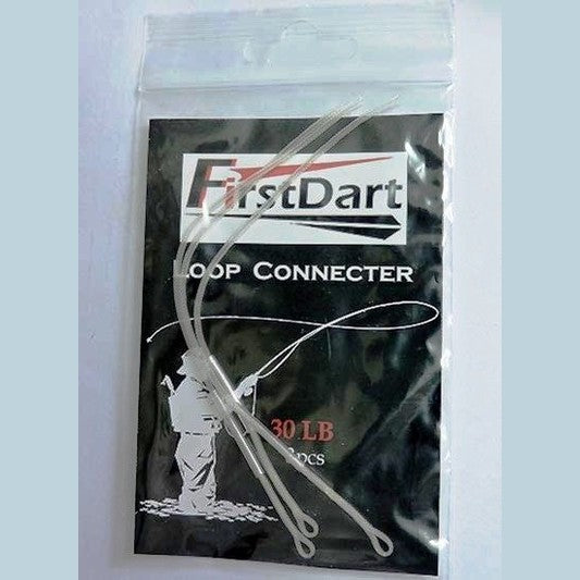 FirstDart Loop Connector | 30 Lb | 13.6 Kg | 3 Pcs Per Pack - fishermanshub30 Lb