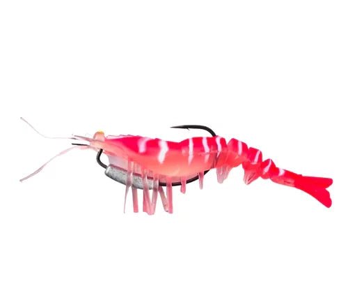 Gfin Crazy Shrimp Soft Plastic Baits | 5 Inch - fishermanshub5 InchPINK PANTHER