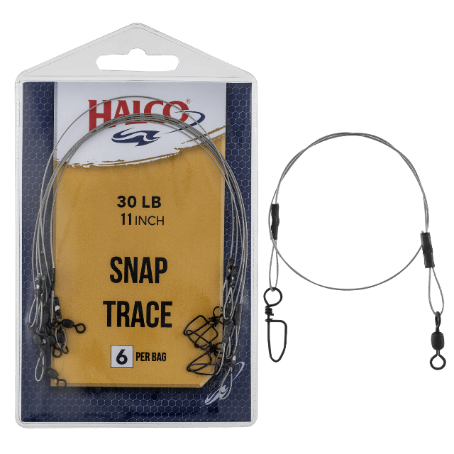 Halco Snap Trace Wire | 100 LB | 60 LB | 6 Pcs Per Pack - fishermanshub80 Lb