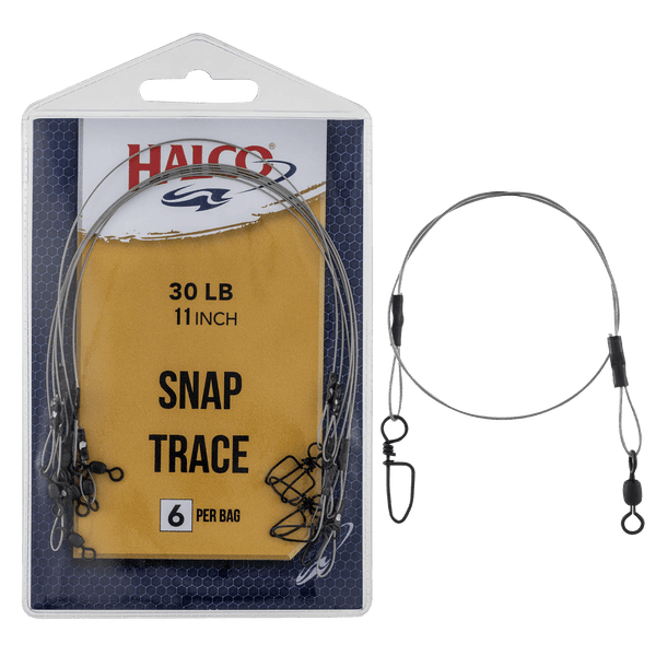 Halco Snap Trace Wire | 100 LB | 60 LB | 6 Pcs Per Pack - fishermanshub80 Lb