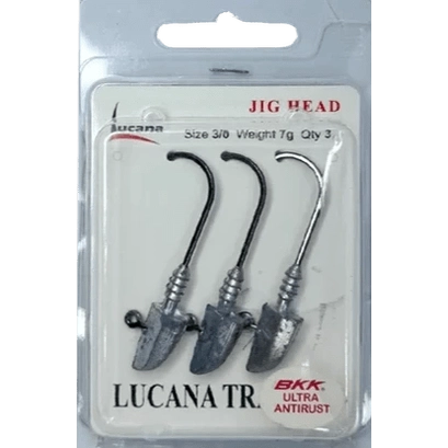 Lucana Jighead Hooks Size 2/0 , 3/0 , 4/0 , 5/0 | Wt. 7 , 10 , 14, 17 Gm | 3 Pcs/ Pack - fishermanshub2/07 Gm