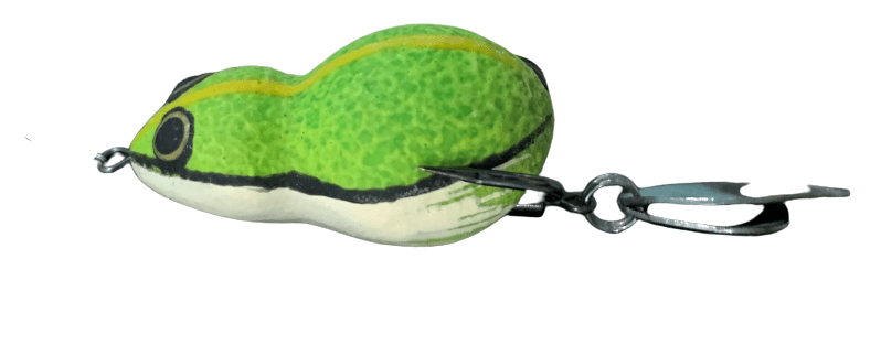 Lures Factory Bhupathy Rubber Frog Series Topwater | 4 Cm , 1.57 Inch | 7 Gm | Floating - fishermanshubBHUPATHY GREEN