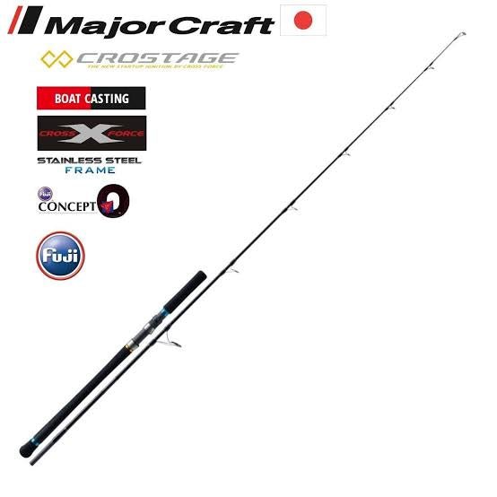 Major Craft Crostage Popping Spinning Rod | 7.6 Ft - fishermanshub7.6Ft/2.32Mt