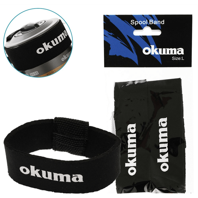 Okuma Fishing Reel Spool Band | Black | Pack Of 2 | - FishermanshubS