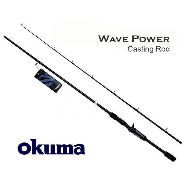 Okuma Wave Power Baitcasting Rod | 6.6 Ft | 7 Ft | - fishermanshub6.6Ft/2Mt