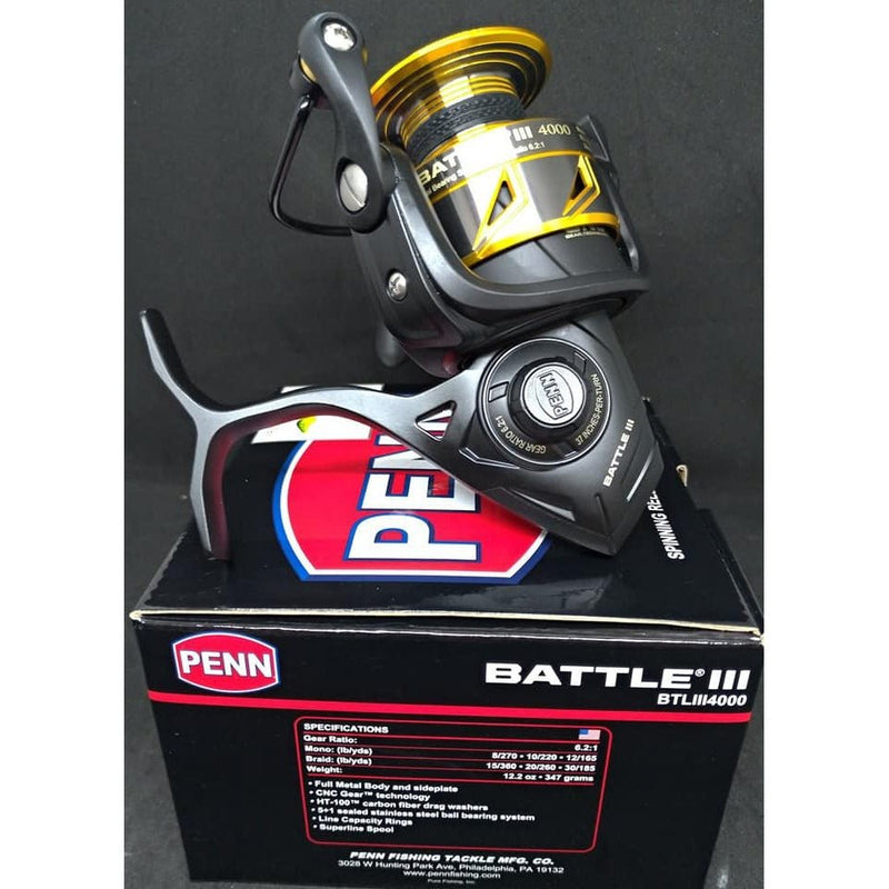 Penn Battle III Series Spinning Reels | 4000 Series - fishermanshub4000 Series