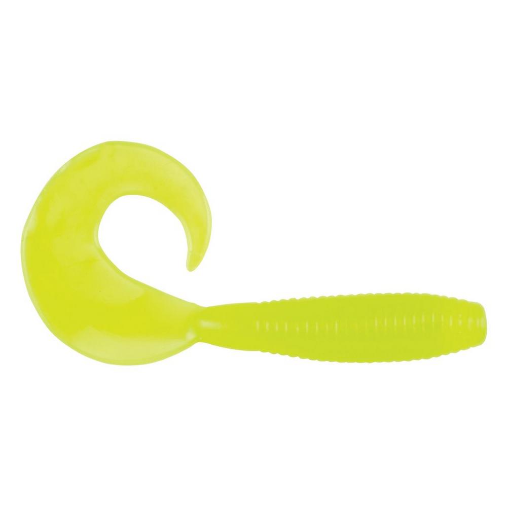 Berkley Powerbait Power Grub | 4 Inch , 10 Cm | - fishermanshub10 CmMilky Chartreuse