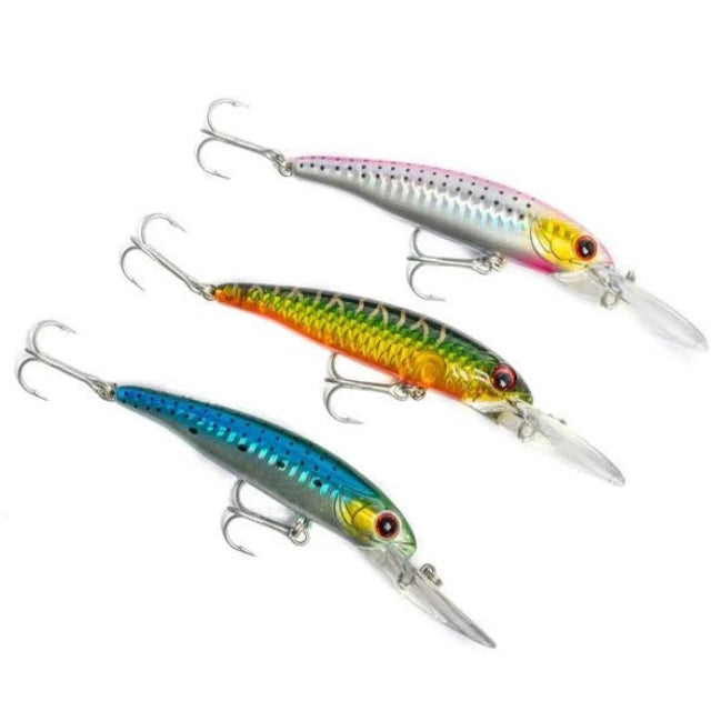 Prohunter Deep Rider Hard Bait Lures | 8.8 Cm | 12 Gm | Floating - fishermanshub8.8 CmBlue Sardine 02