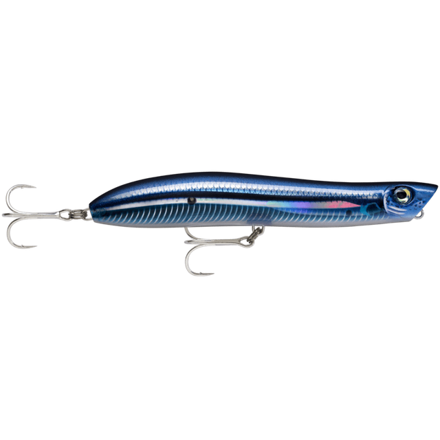 Rapala Max Rap Walk 'N Roll Top Water Hardbait Lures | Popper | 13 Cm | 29 Gm - fishermanshub13 CmBlue Smelt