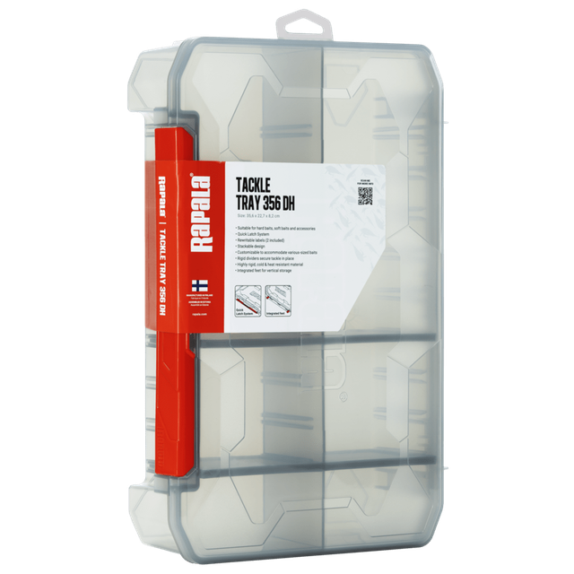 Rapala Tackle Tray Deep Half-RTT356DH | 35.6 X 22.7 X 8.2 CM | - fishermanshub