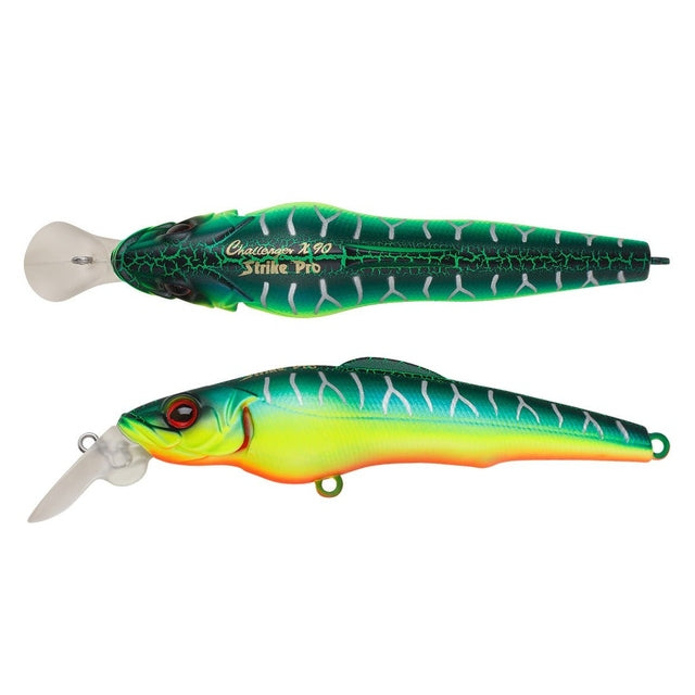 Strike Pro Challenger X Deep Diving Hard Bait | 11 Cm | 23 Gm | Trolling Lures - fishermanshub11 CmBLUE