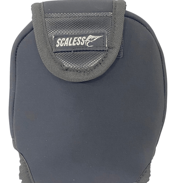 Scaless Wrap Around Baitcasting Reel Pouch | Fishing Reel Cover - fishermanshubSmallBlack